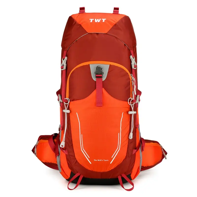 WhisperCamp All-Terrain 55L Hiking Backpack - Orange