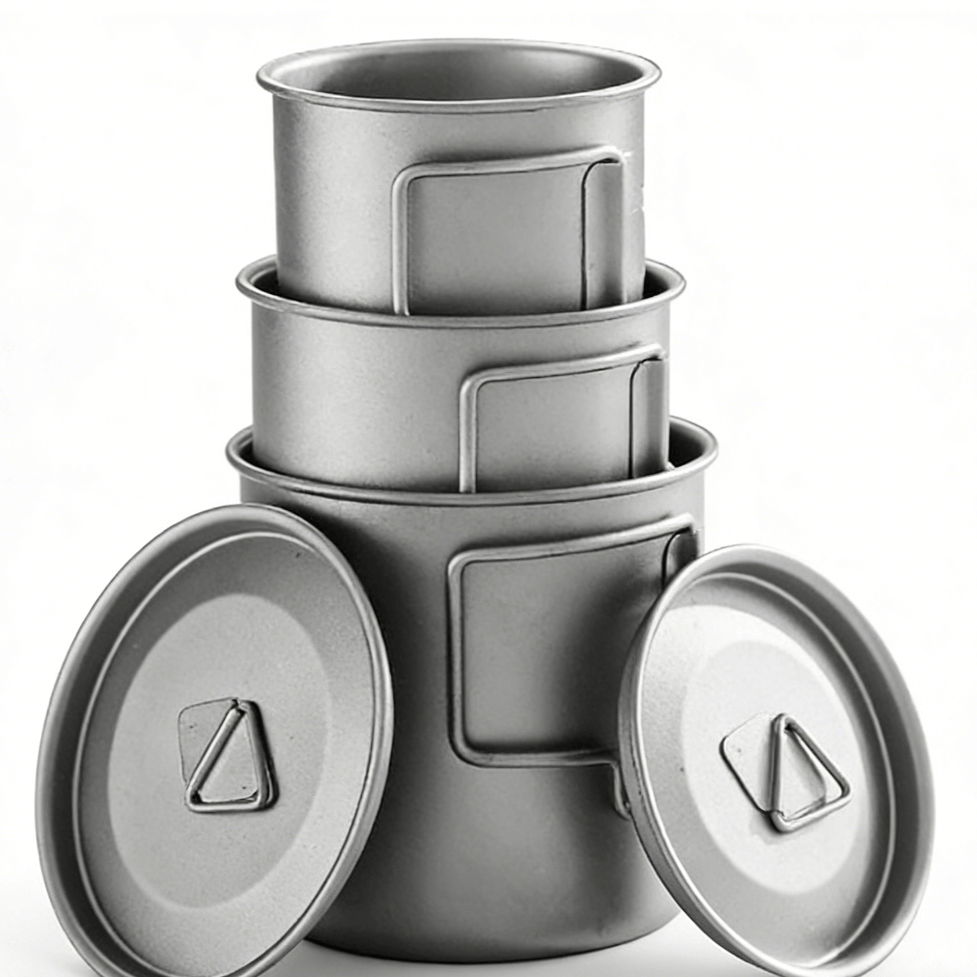 Collapsible Titanium Camping Mug with Lid - GiggleBox Outdoors