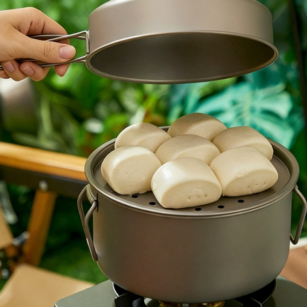2200ml saucepan with steamer